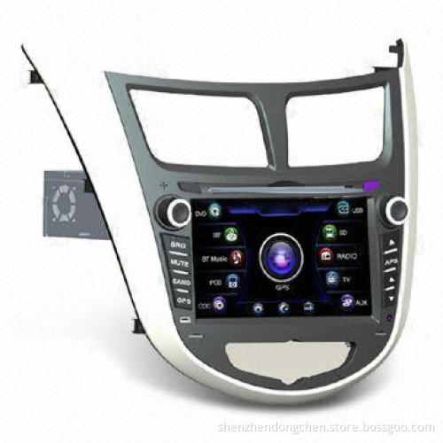 Car In-dash DVD Player with GPS, 7-inch 16:9 Digital Screen and Built-in Digital TV